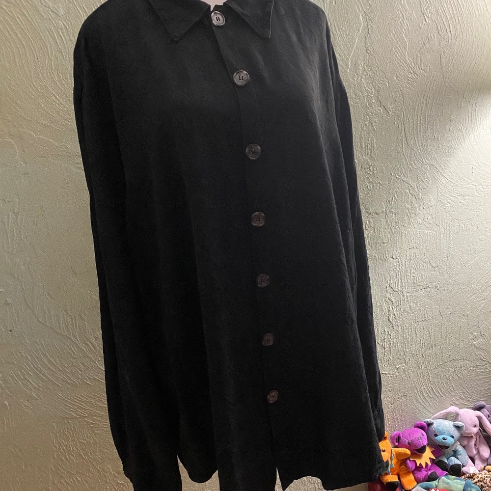 Vintage CP SHADES jacquard tunic top - Picture 3 of 11